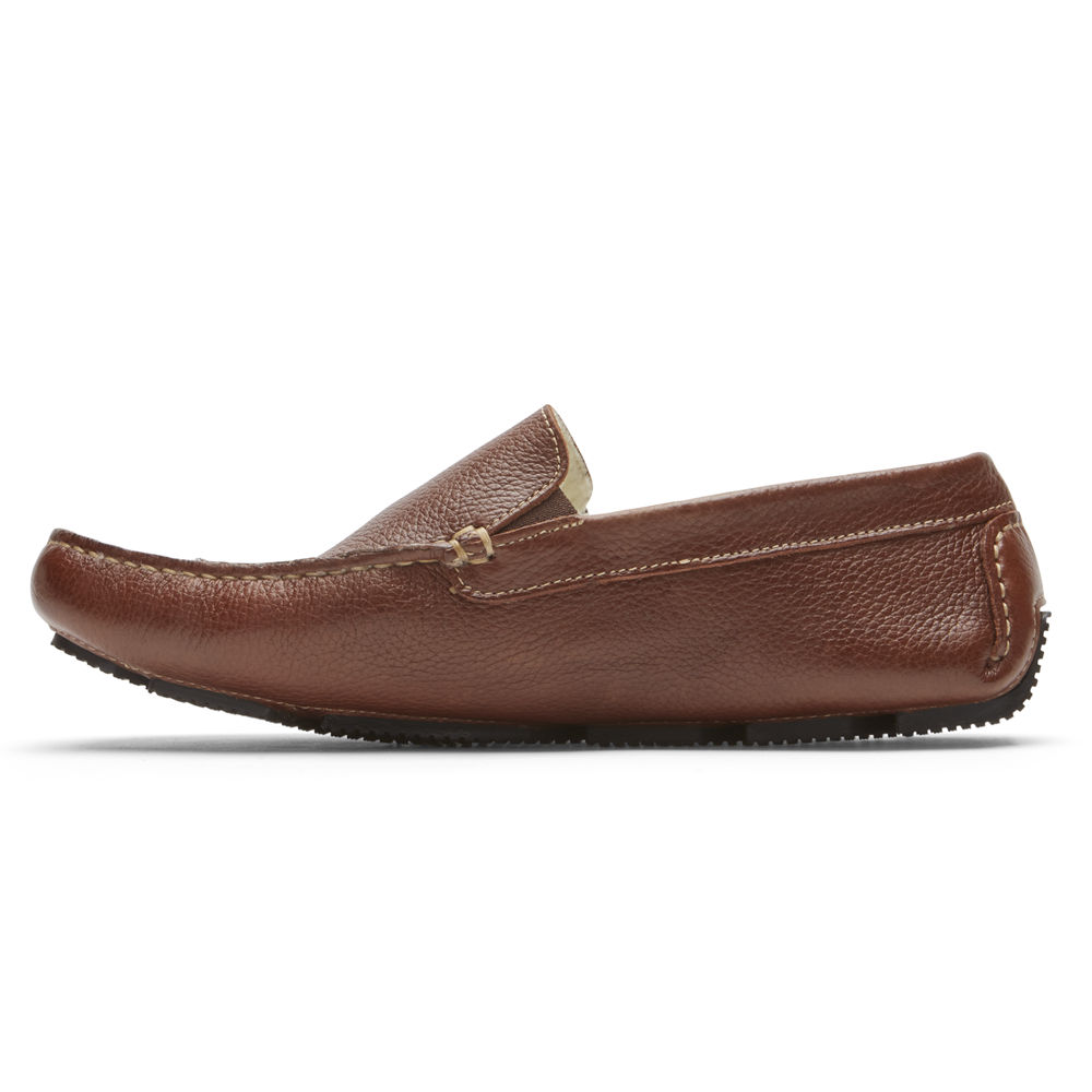 Rockport Singapore Mens Slippers - Rhyder Brown - IE2180643